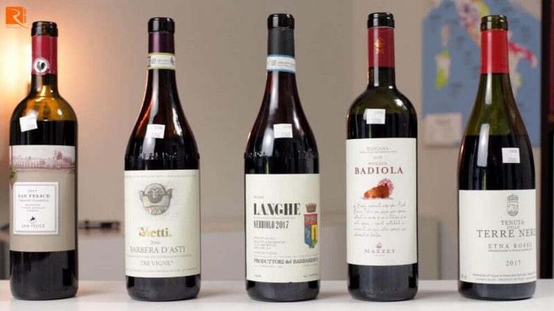 Tìm hiểu rượu vang Ý và cách đọc một số loại nhãn chai